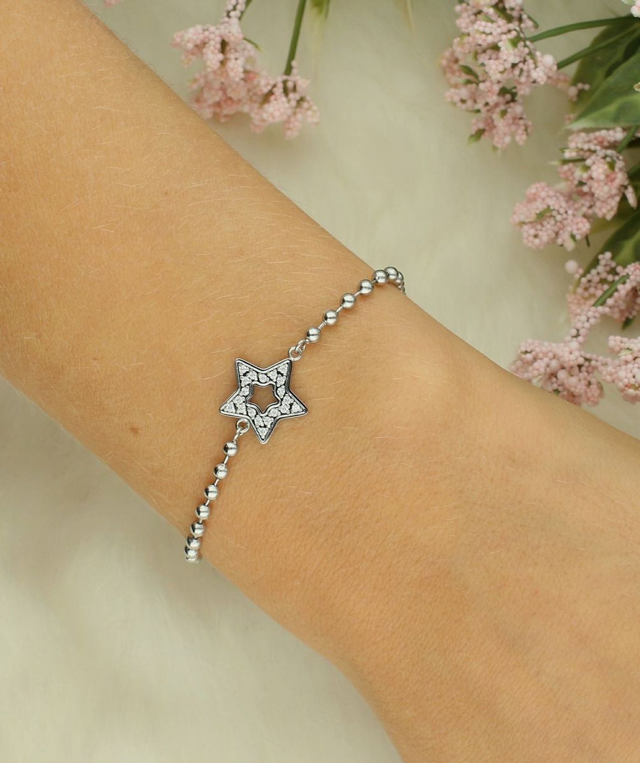 Bransoletka Nomination stalowa Italy Soffio d'amore Gwiazdka z cyrkoniami 134000 023.png